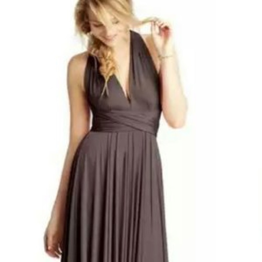 Mocha Two Birds Butterfly Gown